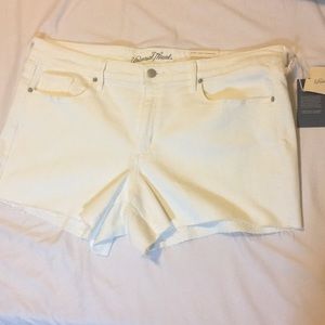 NWT White jean shorts size 18 | Universal Thread